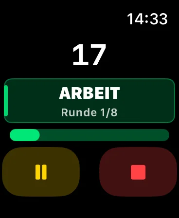 Der Timer am Handgelenk