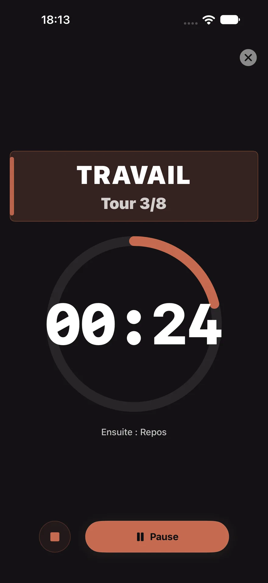TABATA: La phase, le temps, le tour. En grand.