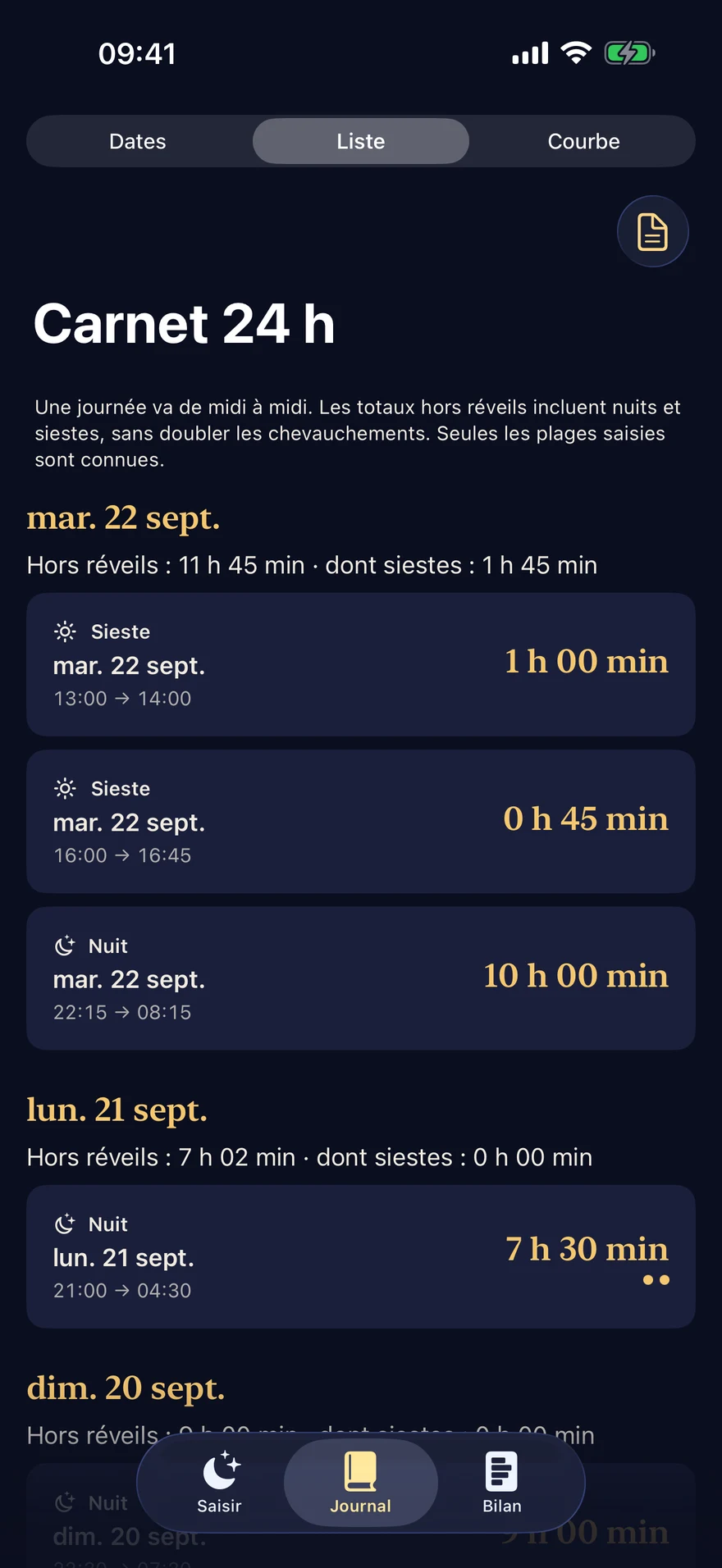 Petites Nuits : sommeil bébé — Relire le carnet
